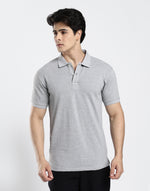Load image into Gallery viewer, Polo T-shirt - Grey Heather