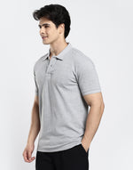Load image into Gallery viewer, Polo T-shirt - Grey Heather
