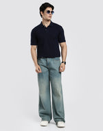 Load image into Gallery viewer, Polo T-shirt - Drak Navy Blue
