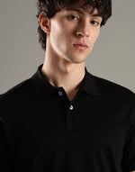 Load image into Gallery viewer, Polo T Shirt (BLACK)