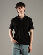 Load image into Gallery viewer, Polo T Shirt (BLACK)