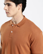 Load image into Gallery viewer, Polo T-shirt - Umber
