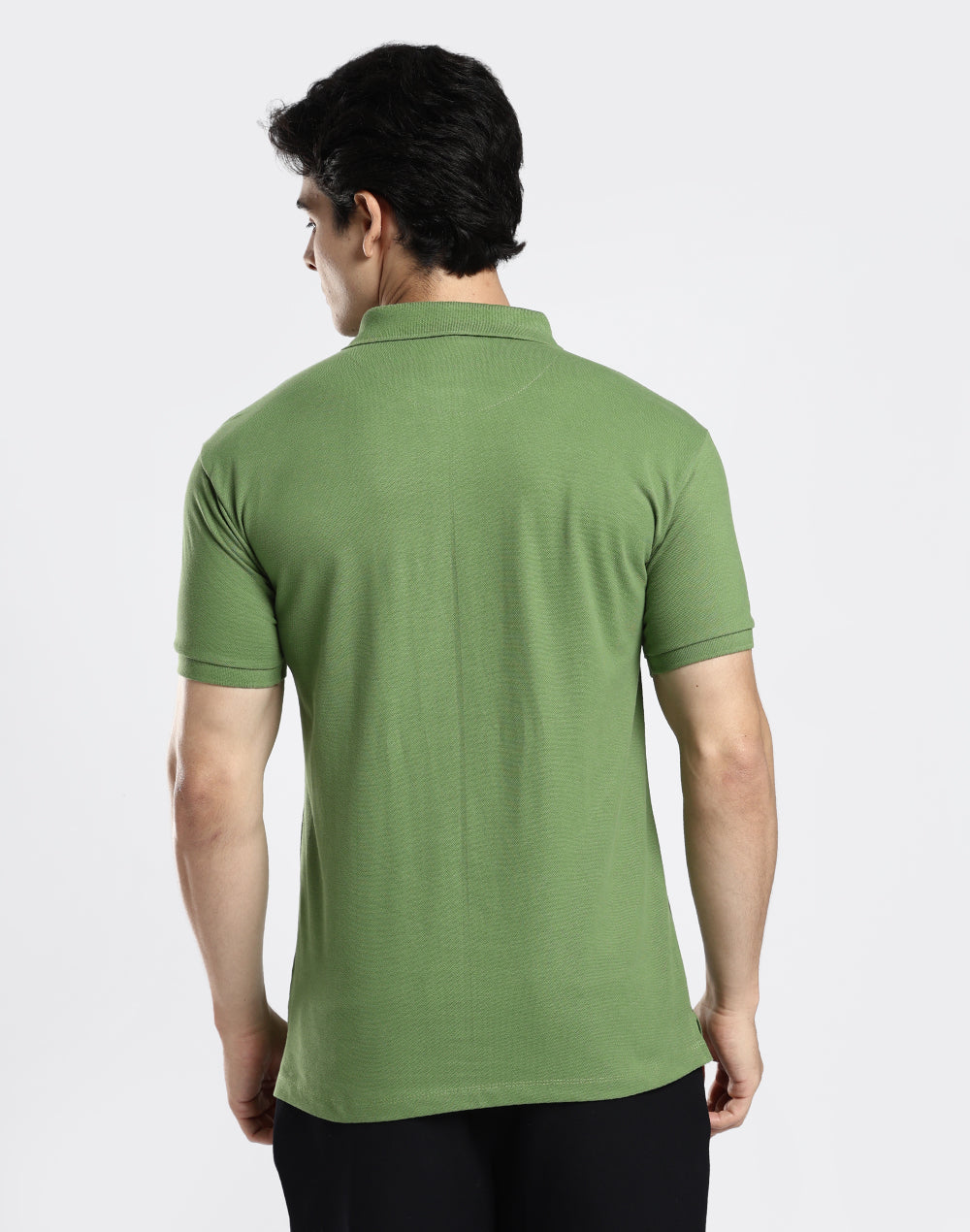 Polo T-shirt - Moss Green