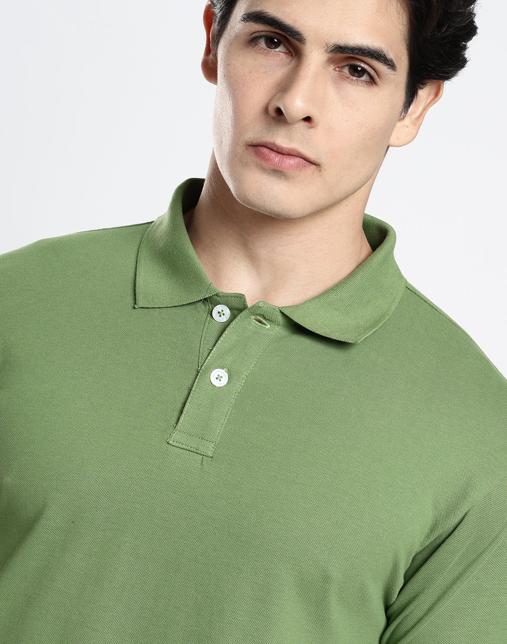Polo t shirt   moss green