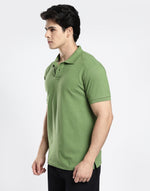 Load image into Gallery viewer, Polo T-shirt - Moss Green
