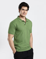 Load image into Gallery viewer, Polo T-shirt - Moss Green
