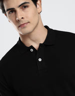 Load image into Gallery viewer, Polo T-shirt - Black
