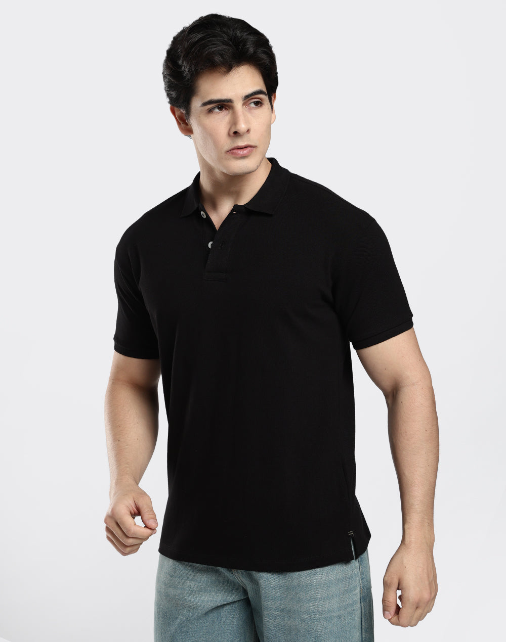 Polo T-shirt - Black