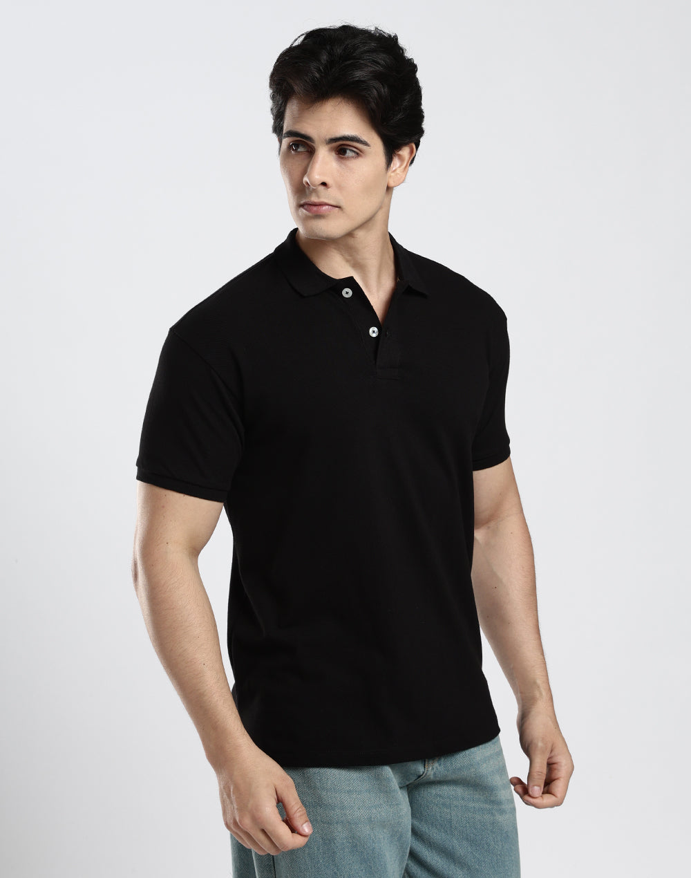 Polo T-shirt - Black