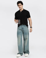 Load image into Gallery viewer, Polo T-shirt - Black
