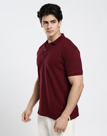 Load image into Gallery viewer, Polo T-shirt - Maroon
