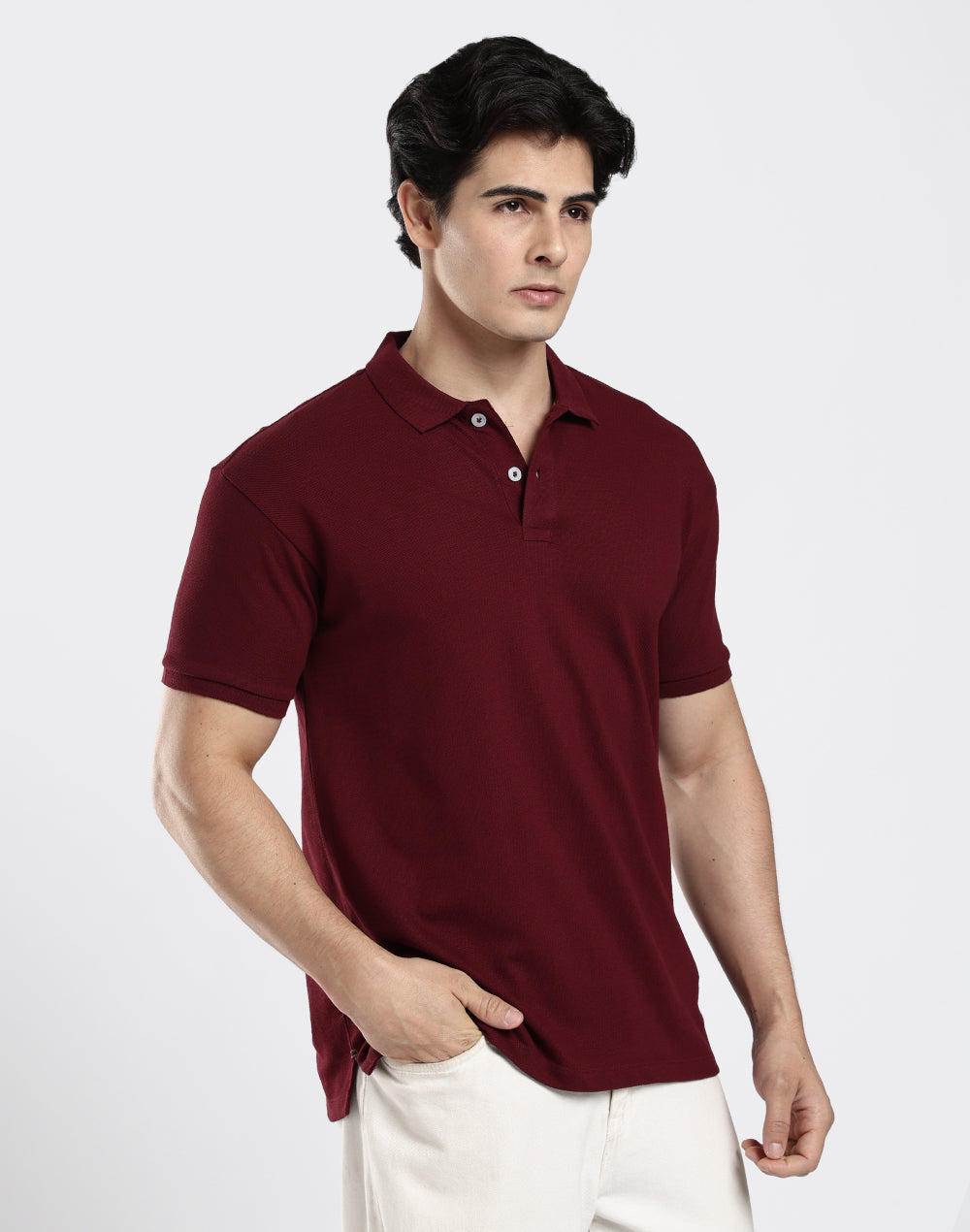 Polo T-shirt - Maroon