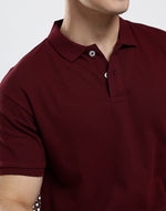 Load image into Gallery viewer, Polo T-shirt - Maroon

