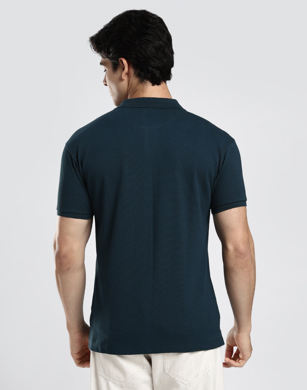 Polo T-shirt - Petrol Blue