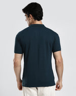 Load image into Gallery viewer, Polo T-shirt - Petrol Blue
