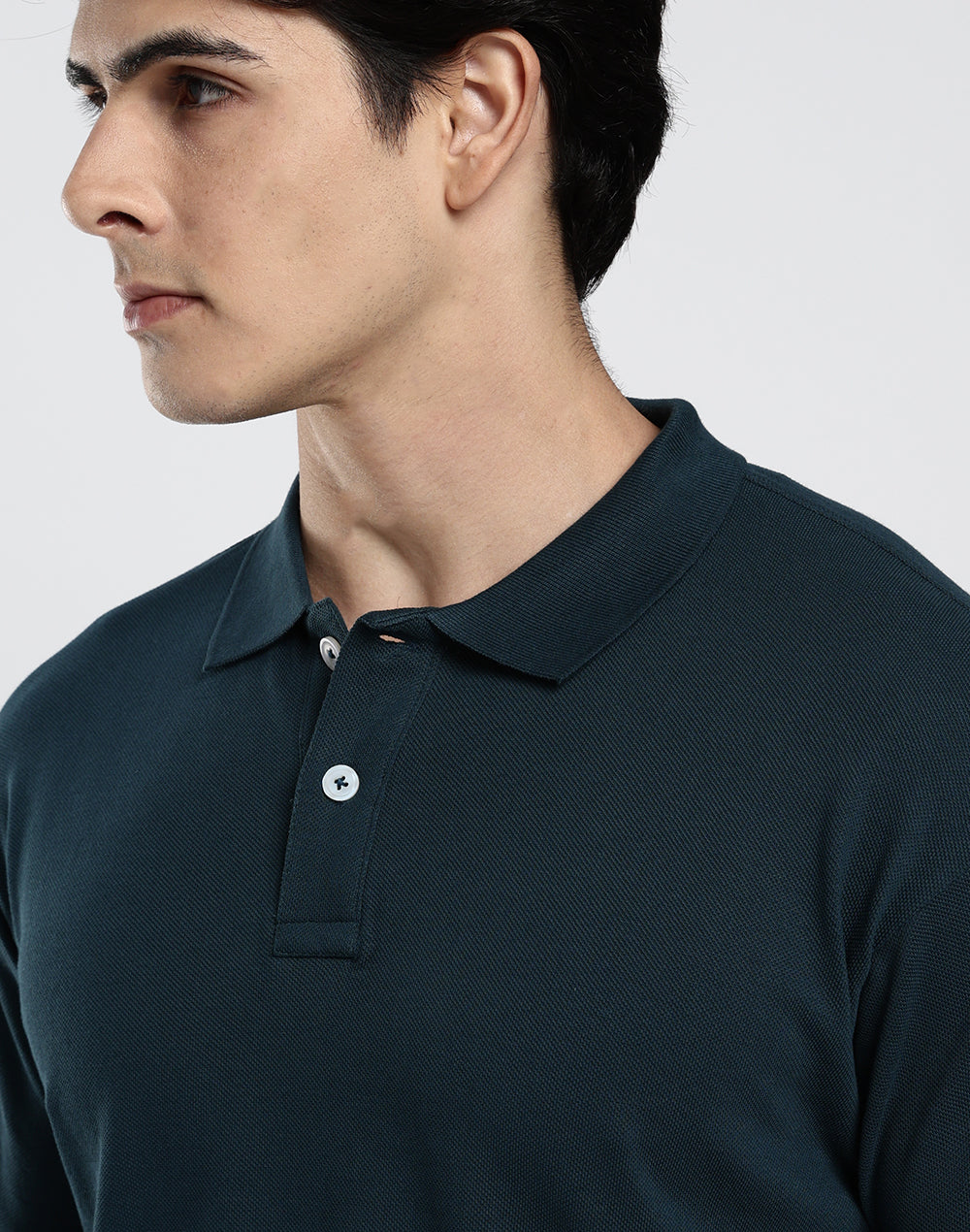 Polo T-shirt - Petrol Blue
