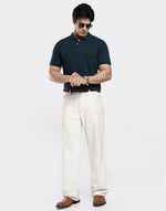 Load image into Gallery viewer, Polo T-shirt - Petrol Blue
