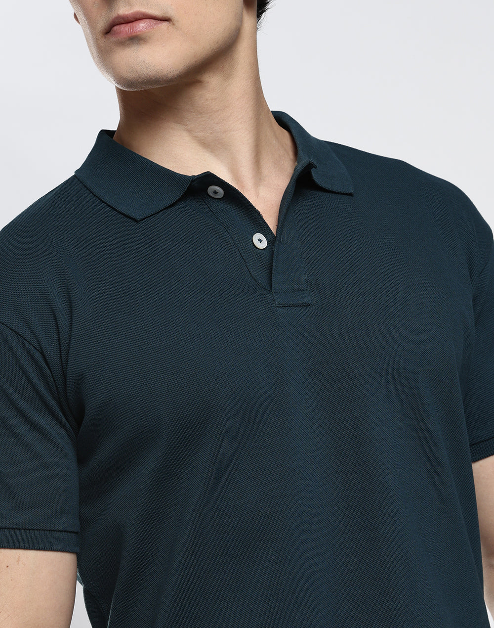 Polo T-shirt - Petrol Blue