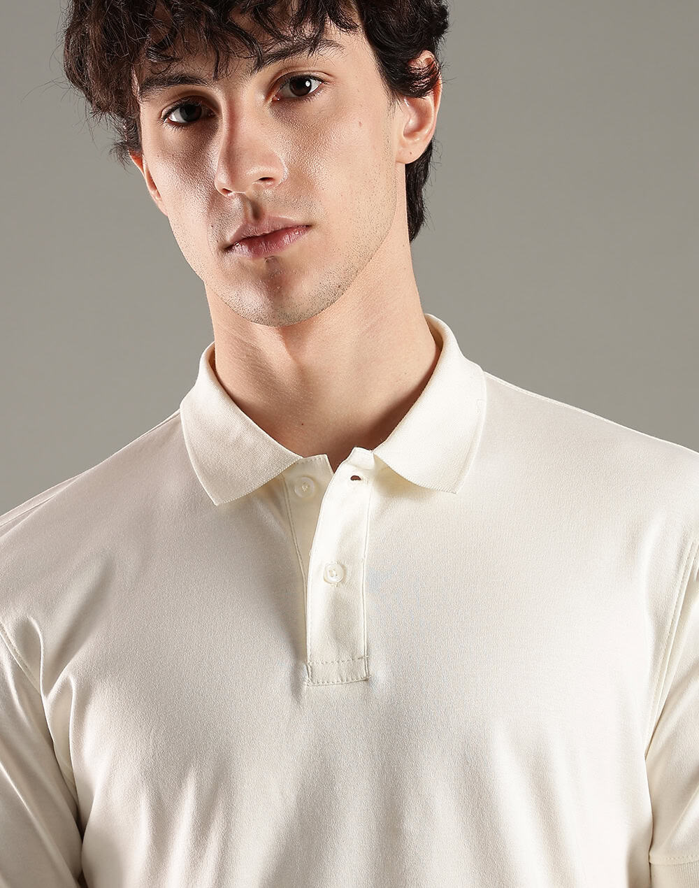 Polo T Shirt ( CREAM )