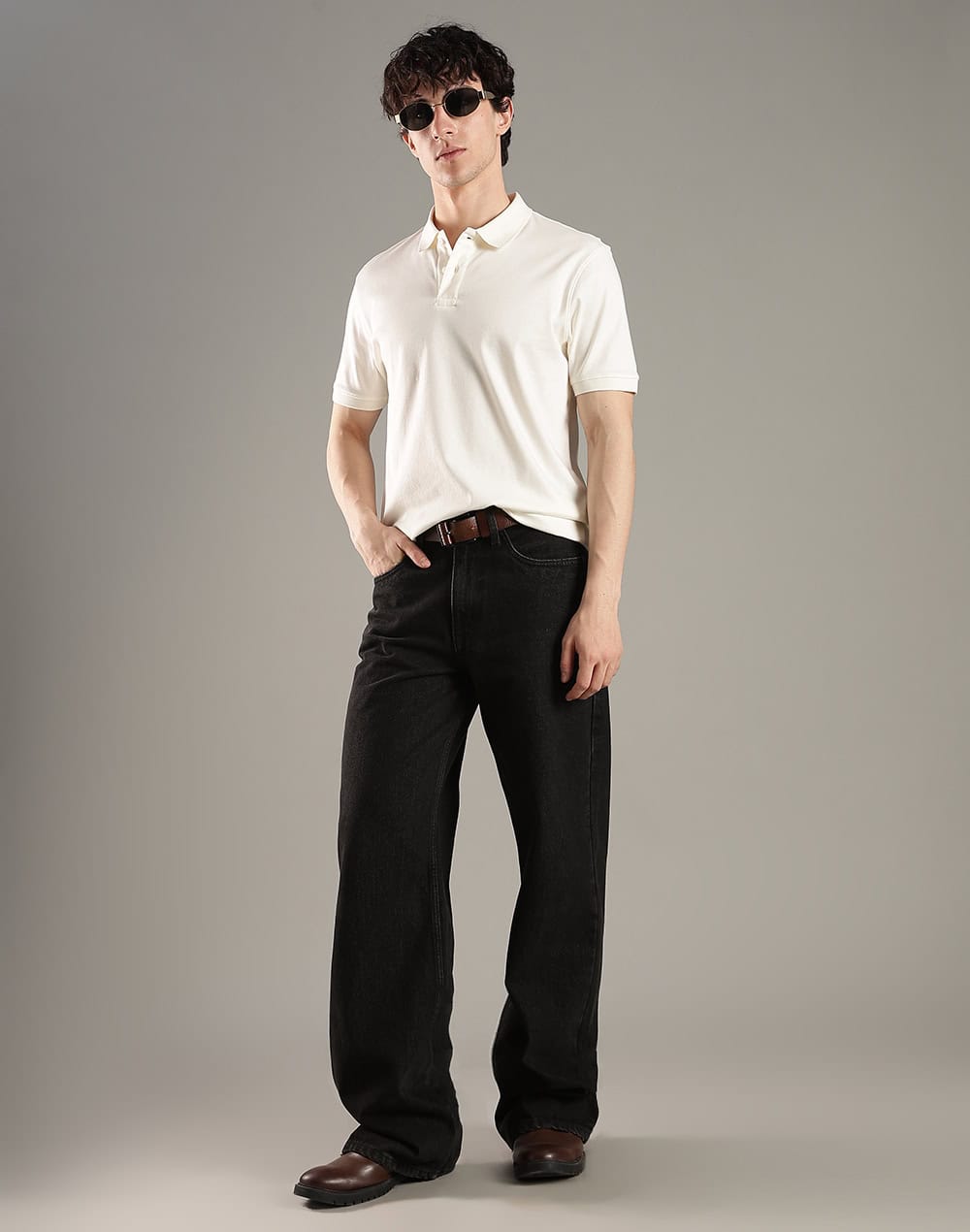 Polo T Shirt ( CREAM )