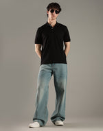Load image into Gallery viewer, Polo T Shirt (BLACK)
