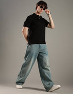 Load image into Gallery viewer, Polo T Shirt (BLACK)
